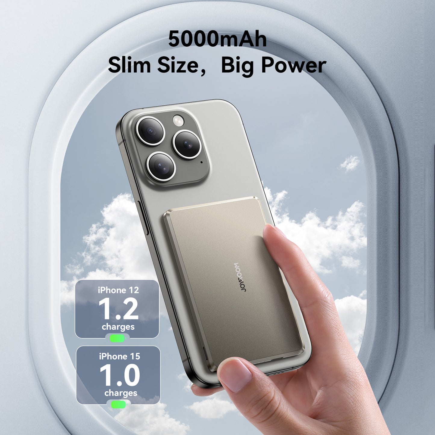 Þráðlaus hleðslubanki - MagSafe - Ultra Slim 5.000 mAh